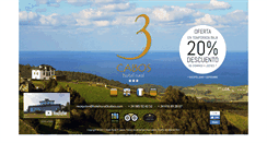 Desktop Screenshot of hotelrural3cabos.com